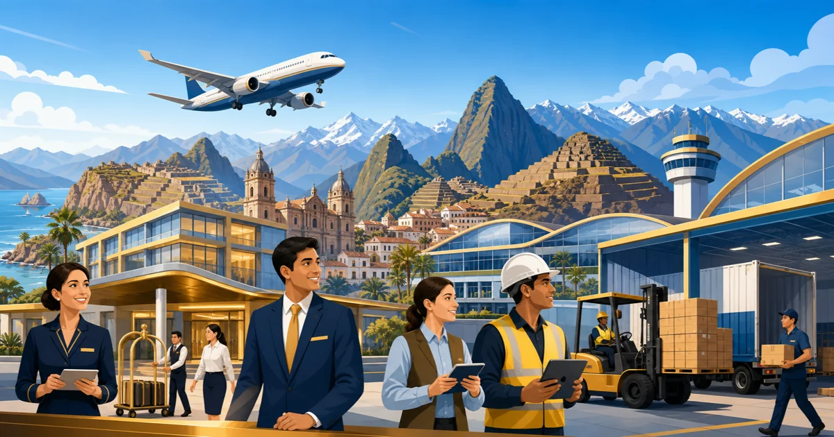 Carreras vinculadas con hoteles, aeropuertos y logística