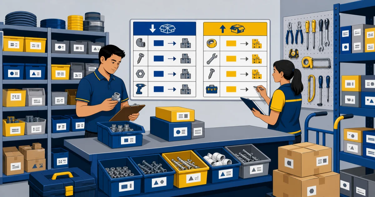 Cómo controlar el inventario de una ferretería pequeña