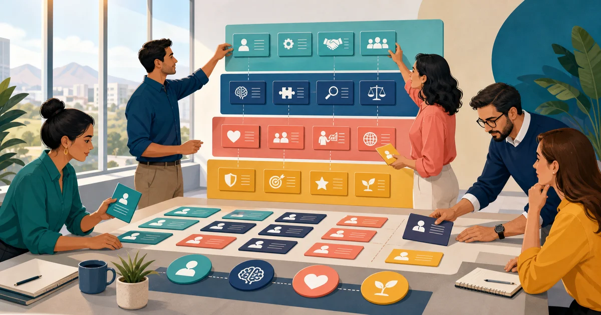 Cuadro de categorías y funciones: cómo construirlo con valoración objetiva
