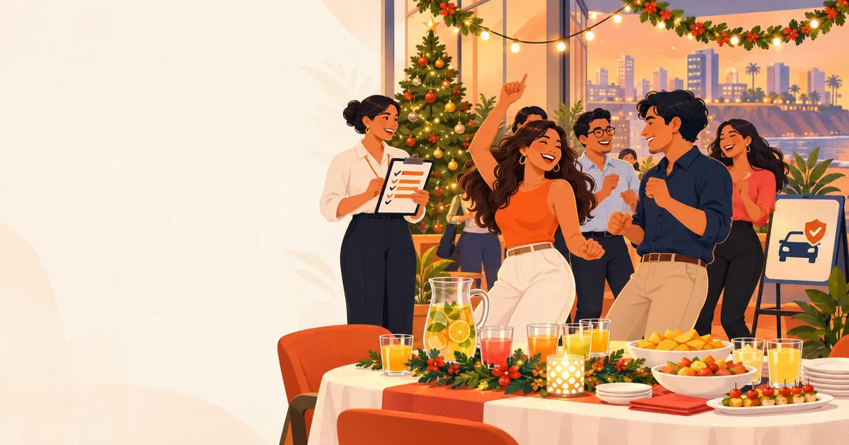 Fiesta de fin de año de la empresa: responsabilidades y riesgos