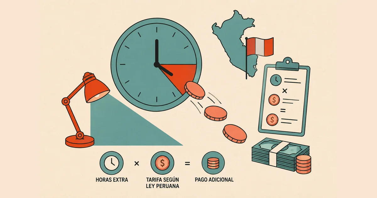 Horas extras en Perú: cómo se calculan y cuánto te pagan