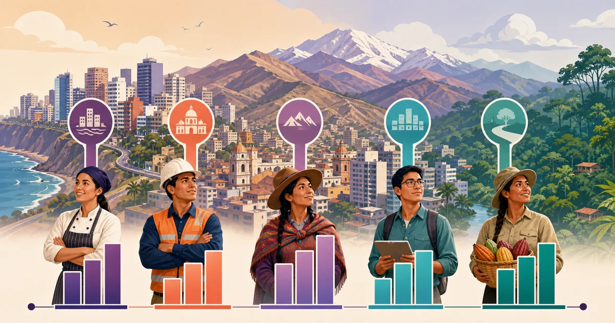 Ingreso laboral por ciudad en Perú 2026: mapa para comparar ofertas