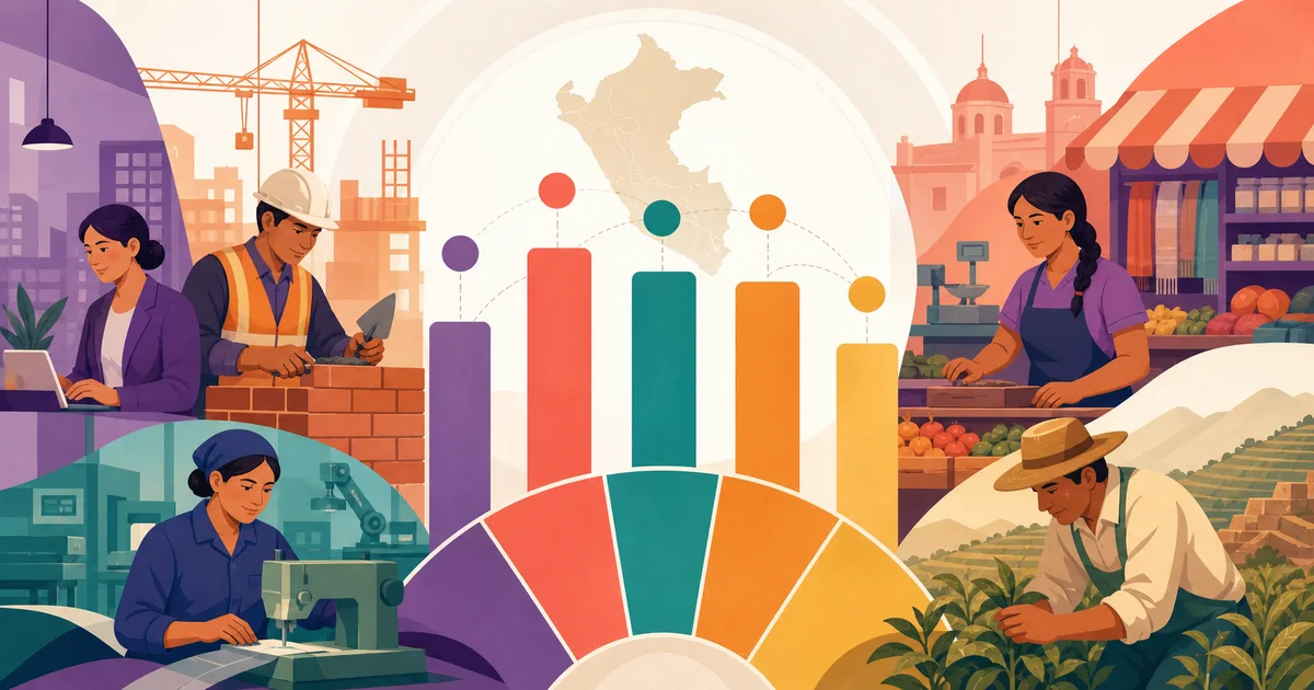 Ingreso por actividad económica en Perú 2026: comparación INEI