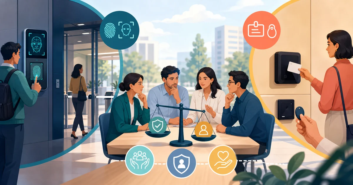 Marcación biométrica en el trabajo: evaluación de necesidad y alternativas