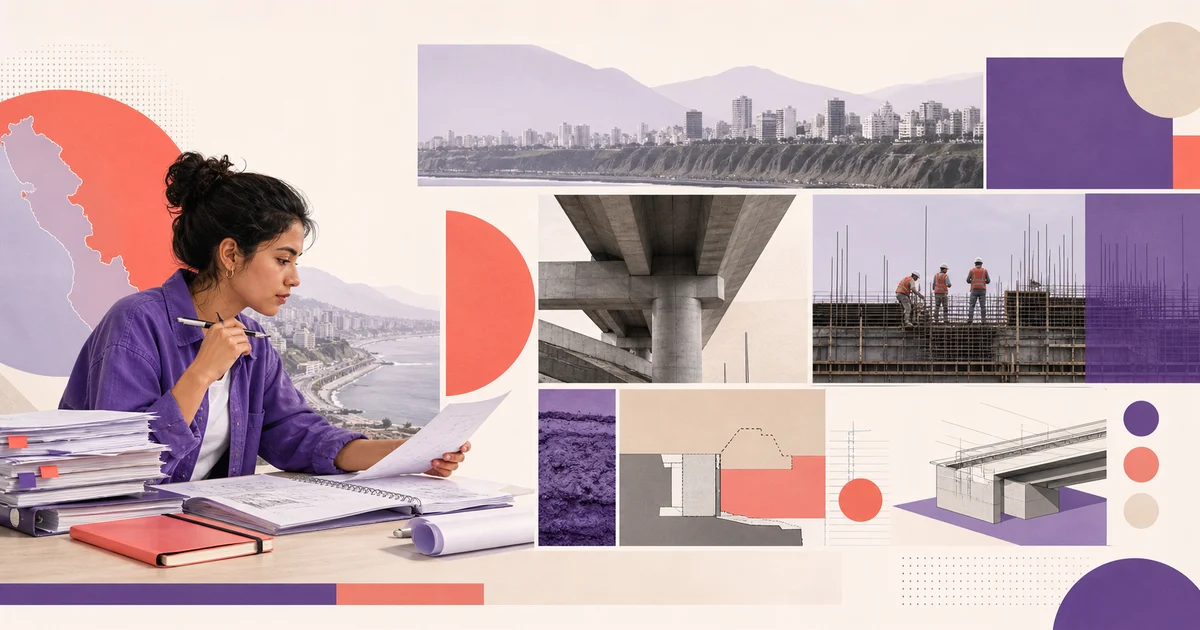 De informe de prácticas a caso de portafolio para Ingeniería Civil