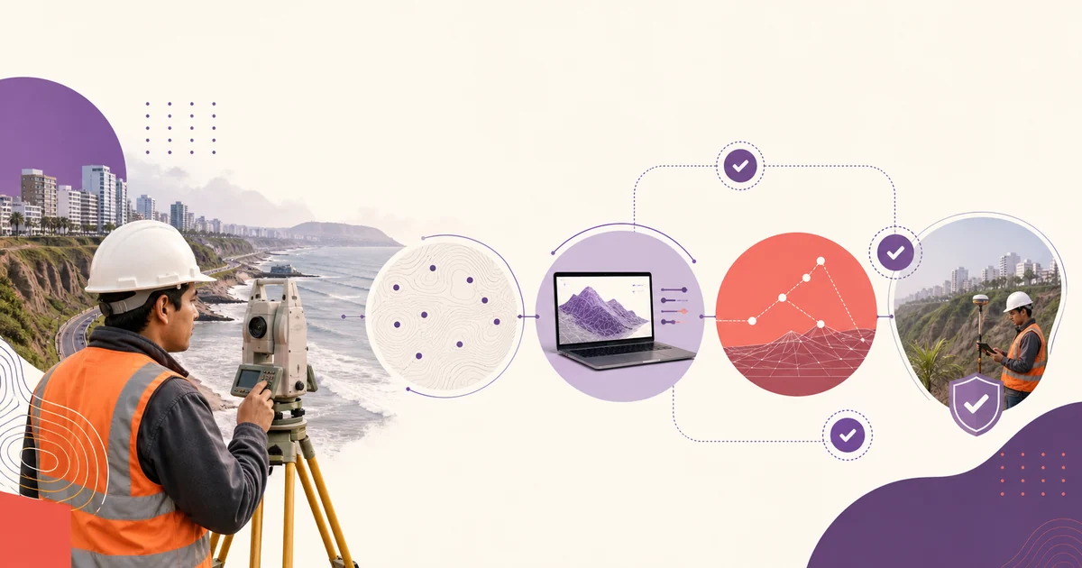 Portafolio de topografía: cómo presentar cálculos, planos y control de calidad